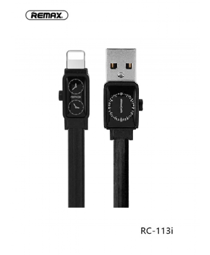 Remax Watch Series RC-113i  Lightning Charging & Data Cable 2.4A 1M For iPhone